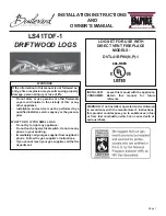 Empire Comfort Systems Boulevard LS41TDF-1 Installation Instructions And Owner'S Manual preview