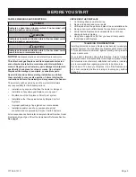 Preview for 5 page of Empire Comfort Systems Boulevard MULTIFUNCTION REMOTE DVLL48SP Installation Instructions And Owner'S Manual