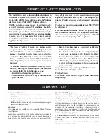 Preview for 3 page of Empire Comfort Systems Breckenridge VFFD-32-1 Installation Instructions And Owner'S Manual