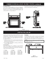 Предварительный просмотр 7 страницы Empire Comfort Systems Breckenridge VFFD-32-1 Installation Instructions And Owner'S Manual