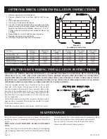 Preview for 16 page of Empire Comfort Systems Breckenridge VFFD-32-1 Installation Instructions And Owner'S Manual