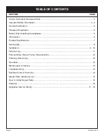 Preview for 2 page of Empire Comfort Systems BXL18MTN-1 Installation Instructions And Owner'S Manual