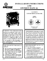 Empire Comfort Systems CIBV-30-2 Installation Instructions And Owner'S Manual предпросмотр