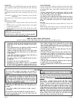 Preview for 2 page of Empire Comfort Systems CIVF-25-2 Installation Instructions And Owner'S Manual