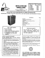 Preview for 1 page of Empire Comfort Systems DV-206-5 Installation And Owner'S Manual