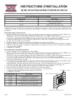 Preview for 2 page of Empire Comfort Systems DV-822 Installation Instructions