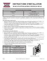 Предварительный просмотр 2 страницы Empire Comfort Systems DV-822 Installation Instructions