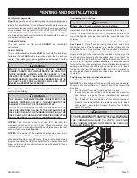 Preview for 11 page of Empire Comfort Systems DV25IN33L(N Installation Instructions And Owner'S Manual