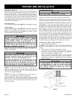 Предварительный просмотр 14 страницы Empire Comfort Systems DV25IN33LN-3 Installation Instructions And Owner'S Manual