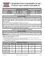 Предварительный просмотр 3 страницы Empire Comfort Systems DVCD32FP7 Fuel Conversion Instructions