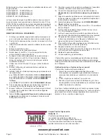 Preview for 4 page of Empire Comfort Systems DVCD32FP7 Fuel Conversion Instructions