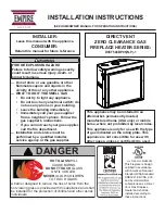 Empire Comfort Systems DVCT50CBP95-1 Installation Instructions Manual preview