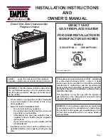 Preview for 1 page of Empire Comfort Systems DVD32FP34N-1 Installation Instructions And Owner'S Manual