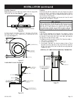 Предварительный просмотр 13 страницы Empire Comfort Systems DVLT series Installation Instructions And Owner'S Manual