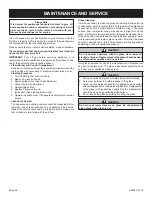 Preview for 46 page of Empire Comfort Systems DVLT36FP92N-2 Installation Instructions And Owner'S Manual