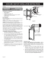 Preview for 34 page of Empire Comfort Systems DVP FP3 4 Series Installation Instructions And Owner'S Manual