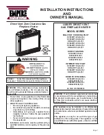 Preview for 1 page of Empire Comfort Systems DVX36FP31LN-1 Installation Instructions And Owner'S Manual