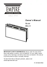 Preview for 1 page of Empire Comfort Systems EBL34 Owner'S Manual