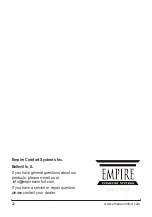 Предварительный просмотр 22 страницы Empire Comfort Systems EBL34 Owner'S Manual