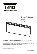 Empire Comfort Systems EBL50 Owner'S Manual preview