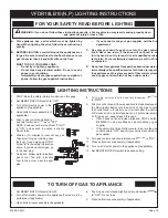 Предварительный просмотр 19 страницы Empire Comfort Systems FDR30LBP-2 Installation Instructions And Owner'S Manual