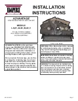 Предварительный просмотр 1 страницы Empire Comfort Systems LA21-1 Installation Instructions Manual