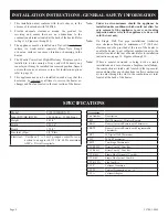 Preview for 8 page of Empire Comfort Systems Mantis FF28BMN-1 Installation Instructions And Owner'S Manual