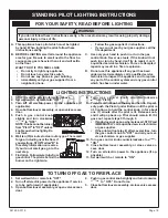 Предварительный просмотр 19 страницы Empire Comfort Systems MILLIVOLT 3 Series Installation Instructions And Owner'S Manual