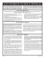 Preview for 4 page of Empire Comfort Systems MILLIVOLT STANDING PILOT DVX36FP31L-4 Installation Instructions And Owner'S Manual