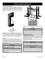 Preview for 14 page of Empire Comfort Systems MILLIVOLT STANDING PILOT DVX36FP31LN-4 Installation Instructions And Owner'S Manual