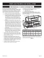 Preview for 19 page of Empire Comfort Systems OLL60FP12S Installation Instructions And Owner'S Manual