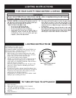 Preview for 23 page of Empire Comfort Systems OLL60FP12S Installation Instructions And Owner'S Manual