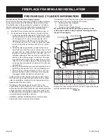 Preview for 20 page of Empire Comfort Systems OLL60FP12SN-2 Installation Instructions And Owner'S Manual