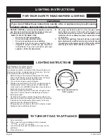 Предварительный просмотр 24 страницы Empire Comfort Systems OLL60FP12SN-2 Installation Instructions And Owner'S Manual