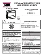 Предварительный просмотр 1 страницы Empire Comfort Systems OLP36FP72S-1 Installation Instructions And Owner'S Manual