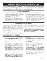 Preview for 4 page of Empire Comfort Systems OLP36FP72S-1 Installation Instructions And Owner'S Manual