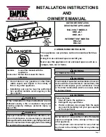 Предварительный просмотр 1 страницы Empire Comfort Systems ONI-24-1 Installation Instructions And Owner'S Manual