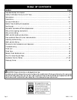 Preview for 2 page of Empire Comfort Systems ONI-24-1 Installation Instructions And Owner'S Manual