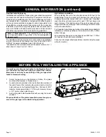 Предварительный просмотр 8 страницы Empire Comfort Systems ONI-24-1 Installation Instructions And Owner'S Manual