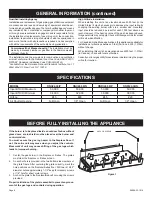 Preview for 8 page of Empire Comfort Systems ONI-24-2 Installation Instructions And Owner'S Manual