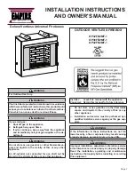 Preview for 1 page of Empire Comfort Systems OP32FB2MF-1 Owner'S Manual