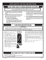 Preview for 15 page of Empire Comfort Systems OP36FP32M(N,P)-1 Owner'S Manual