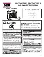 Предварительный просмотр 1 страницы Empire Comfort Systems OP36FP32MN-2 Owner'S Manual