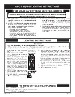 Preview for 15 page of Empire Comfort Systems OP36FP32MN-2 Owner'S Manual