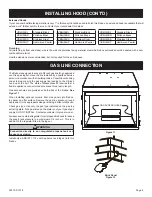 Предварительный просмотр 9 страницы Empire Comfort Systems SELECT VFS32FB0F-6 Installation Instructions And Owner'S Manual