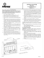 Preview for 11 page of Empire Comfort Systems Sr-30-1 Installation Instructions And Owner'S Manual