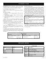 Preview for 5 page of Empire Comfort Systems superb CHBR-16-3 Installation Instructions And Owner'S Manual