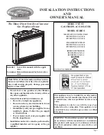 Preview for 1 page of Empire Comfort Systems Tahoe DVP42FP30N-3 Installation Instructions And Owner'S Manual