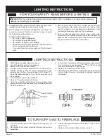 Предварительный просмотр 30 страницы Empire Comfort Systems TRADITIONAL DXT30IN NAT Installation Instructions And Owner'S Manual