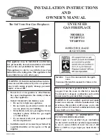 Empire Comfort Systems VF24FP2-1 Installation Instructions And Owner'S Manual preview